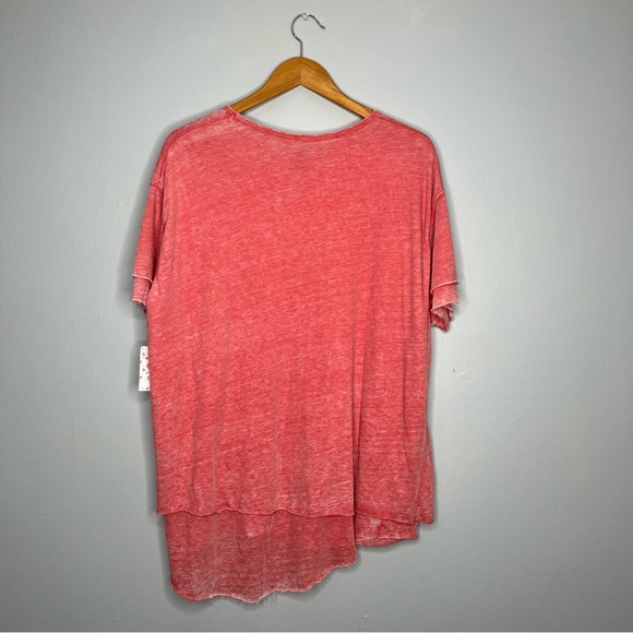 Free People We The Free Cloud 9 Frayed Hem Knit Tee E - Picture 2 of 12